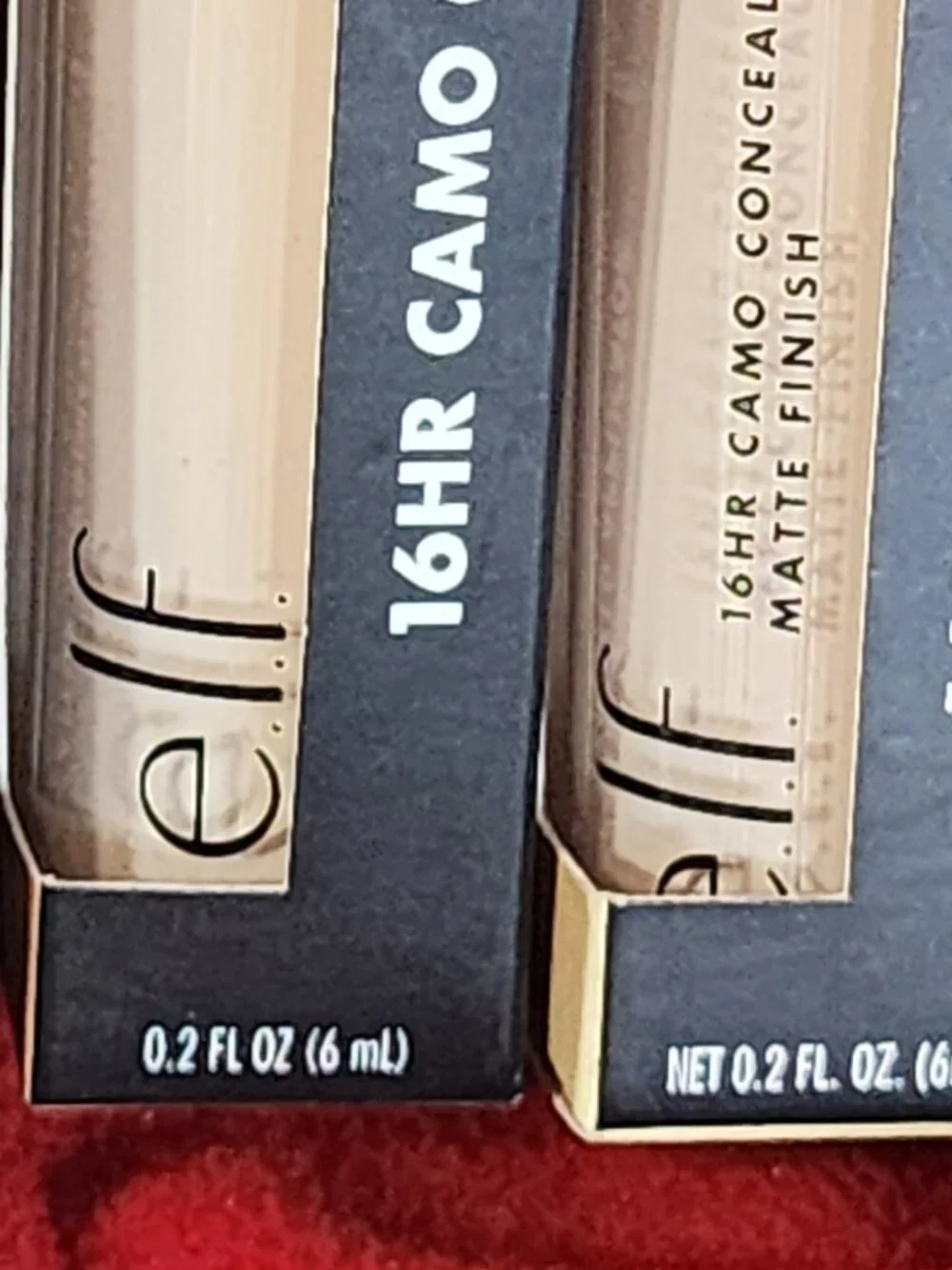 E.L.F. 16HR Camo Concealer .2fl oz. Full Coverage Matte Finish Light Peach 3CT